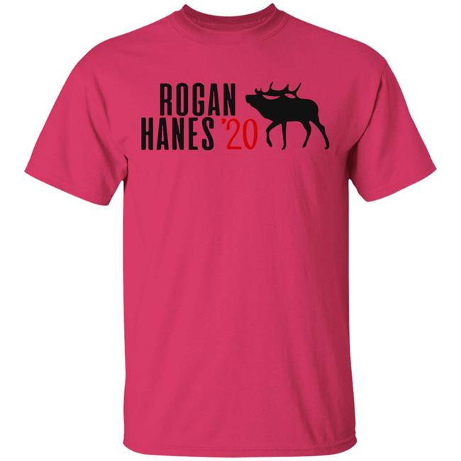 Rogan Hanes 2020 White T Shirt Rogan Hanes 2020 White T Shirt
