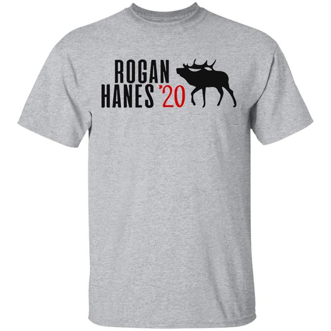 Rogan Hanes 2020 White T Shirt Rogan Hanes 2020 White T Shirt