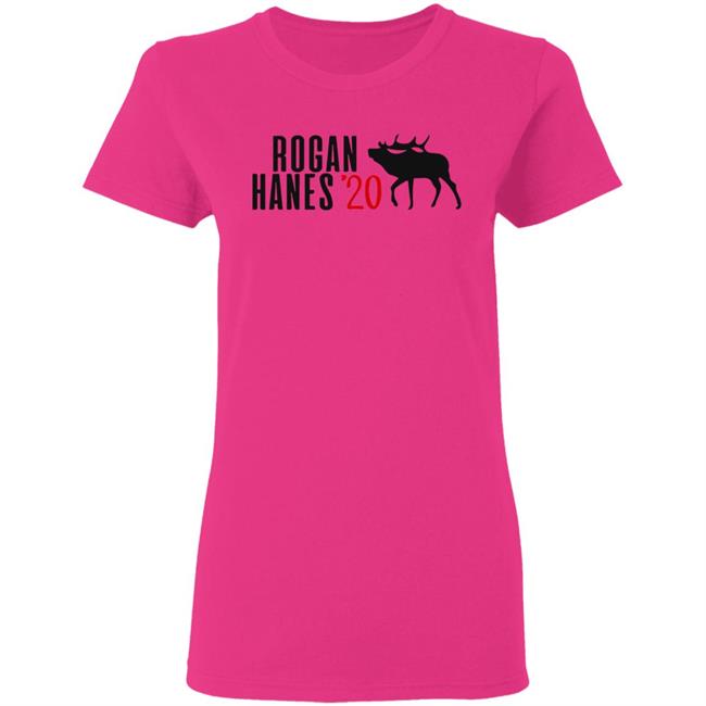 Rogan Hanes 2020 White T Shirt Rogan Hanes 2020 White T Shirt
