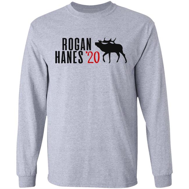 Rogan Hanes 2020 White T Shirt Rogan Hanes 2020 White T Shirt
