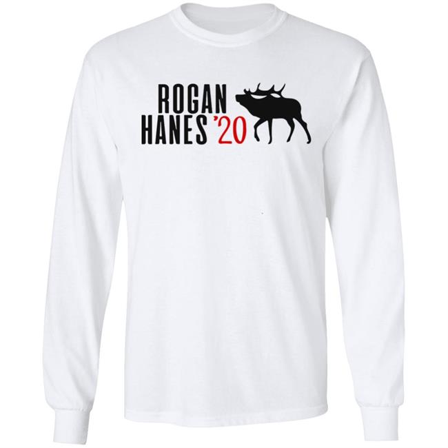 Rogan Hanes 2020 White T Shirt Rogan Hanes 2020 White T Shirt