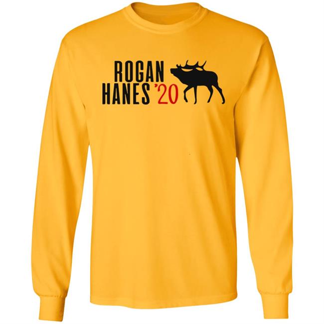 Rogan Hanes 2020 White T Shirt Rogan Hanes 2020 White T Shirt
