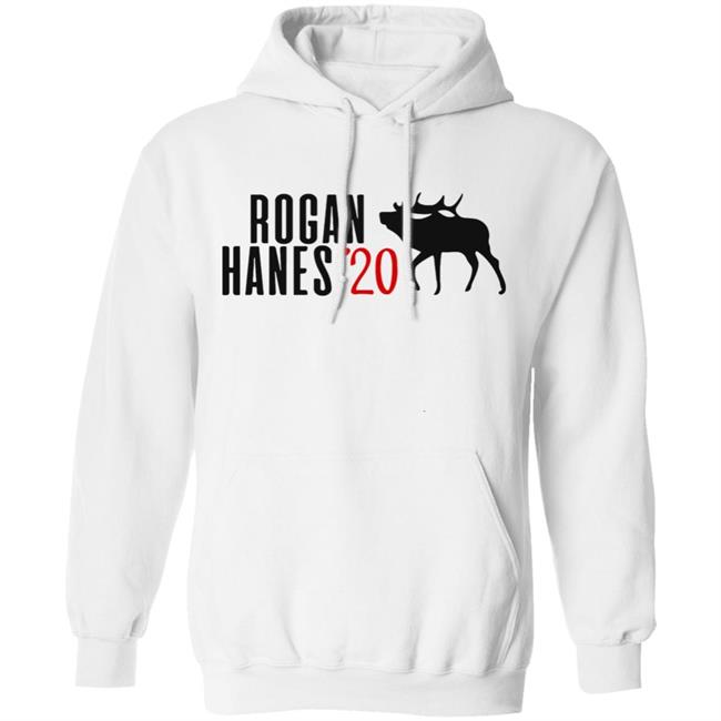 Rogan Hanes 2020 White T Shirt Rogan Hanes 2020 White T Shirt