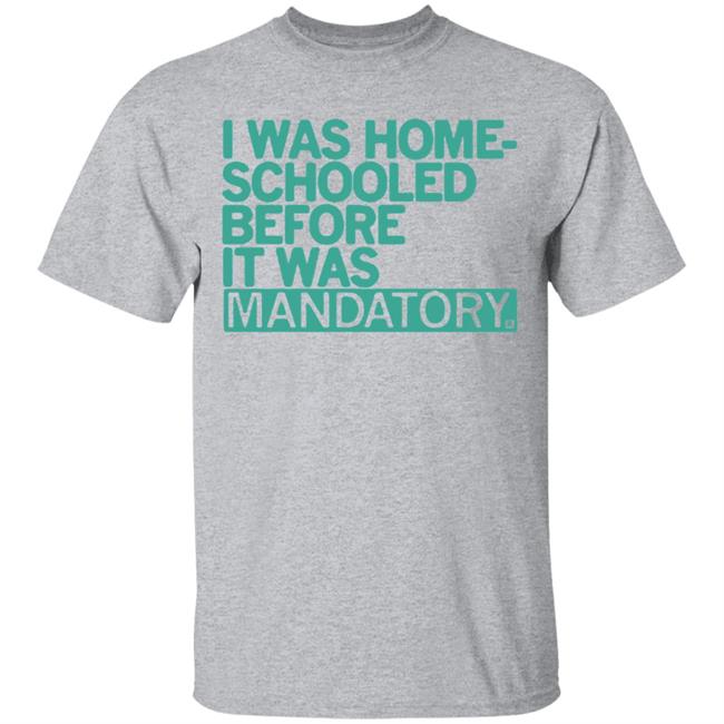 Raygun Homeschooled Before It Was Mandatory Yellow T shirt Raygun Homeschooled Before It Was Mandatory Yellow T shirt