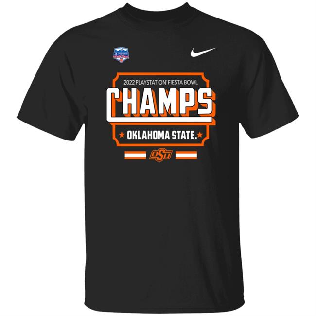2022 Playstation Fiesta Bowl Champs Oklahoma State Shirt