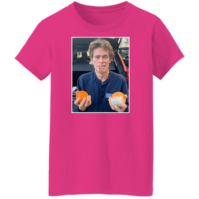 William Dafoe Smoking Cigarette With Two Oranges One Of Them Moldy Shirt William Dafoe Smoking Cigarette With Two Oranges One Of Them Moldy Shirt