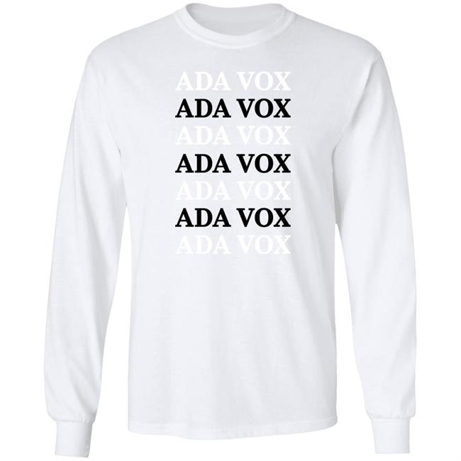 Teamadavox Ada Vox T Shirt Ada Vox Merch Teamadavox Ada Vox T Shirt Ada Vox Merch
