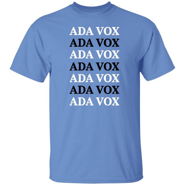 Teamadavox Ada Vox T Shirt Ada Vox Merch Teamadavox Ada Vox T Shirt Ada Vox Merch