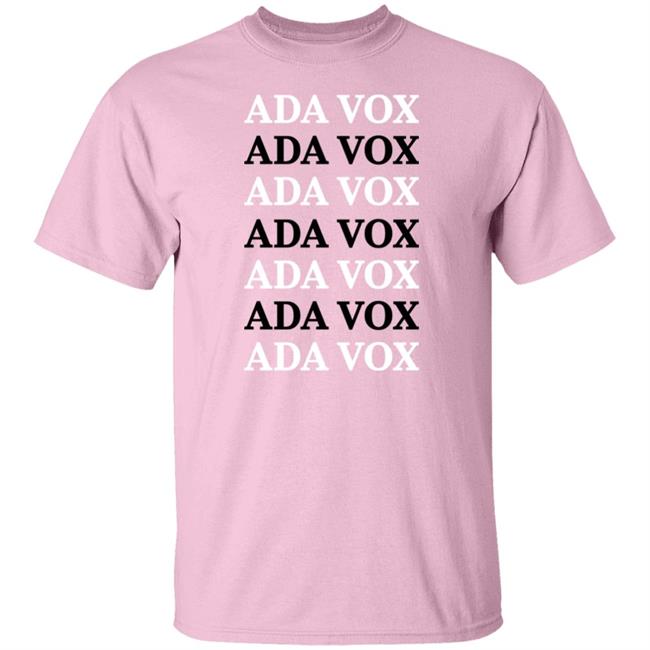 Teamadavox Ada Vox T Shirt Ada Vox Merch Teamadavox Ada Vox T Shirt Ada Vox Merch