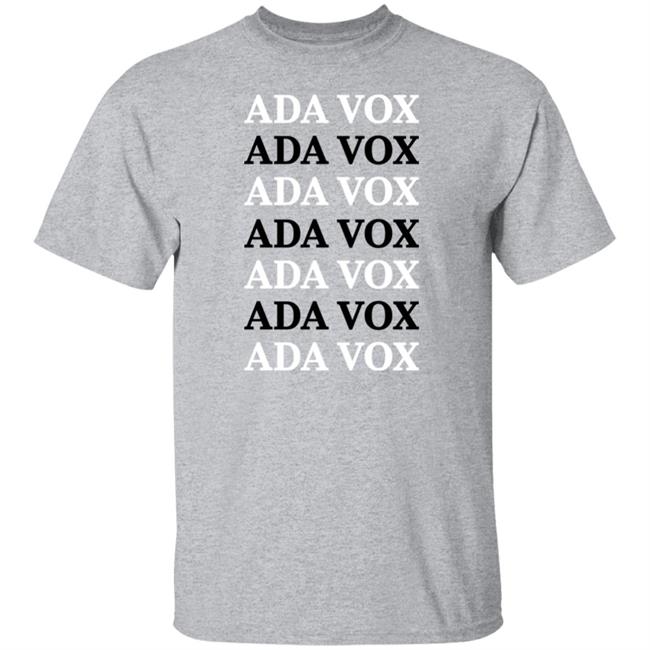 Teamadavox Ada Vox T Shirt Ada Vox Merch Teamadavox Ada Vox T Shirt Ada Vox Merch