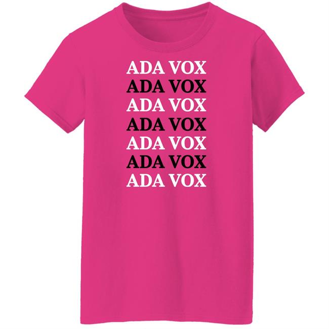 Teamadavox Ada Vox T Shirt Ada Vox Merch Teamadavox Ada Vox T Shirt Ada Vox Merch