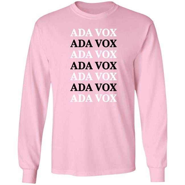 Teamadavox Ada Vox T Shirt Ada Vox Merch Teamadavox Ada Vox T Shirt Ada Vox Merch