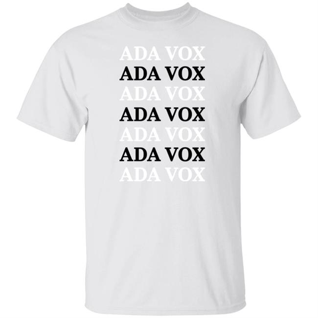 Teamadavox Ada Vox T Shirt Ada Vox Merch Teamadavox Ada Vox T Shirt Ada Vox Merch
