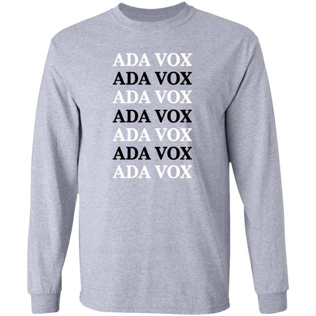 Teamadavox Ada Vox T Shirt Ada Vox Merch Teamadavox Ada Vox T Shirt Ada Vox Merch