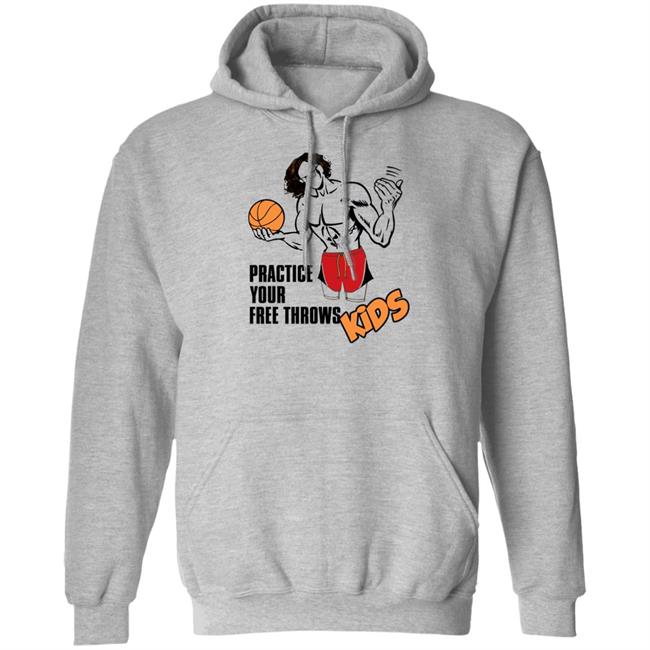 Nick Buccelli Practice Your Free Throws Kids Shirt No Dunks Nick Buccelli Practice Your Free Throws Kids Shirt No Dunks