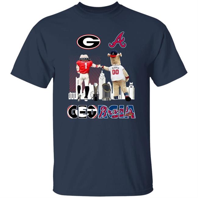 Atlanta Braves And Georgia Bulldogs Celebrate Georgia Football National Championship Win Shirt