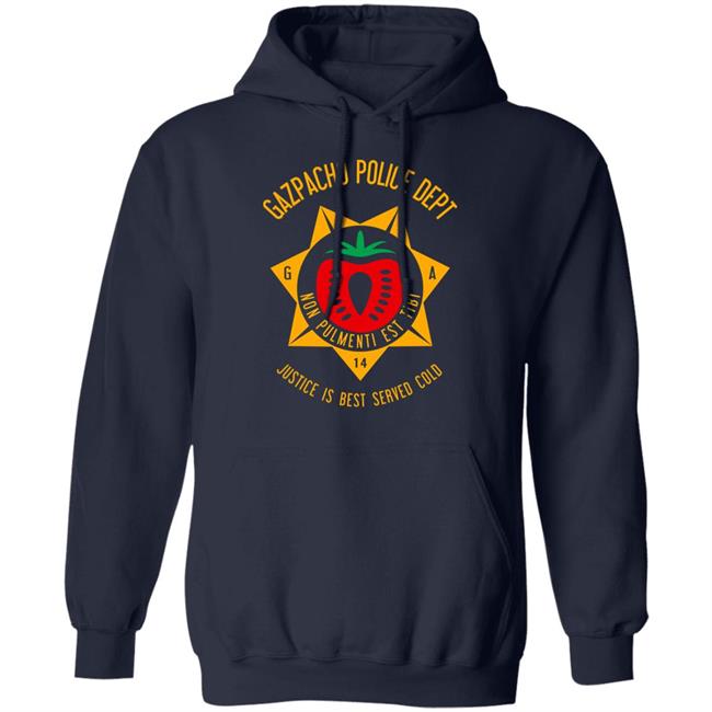 Gazpacho Police Dept Justice Is Best Served Cold Shirt Cotton Bureau Store Gazpacho Police Dept Justice Is Best Served Cold Shirt Cotton Bureau Store
