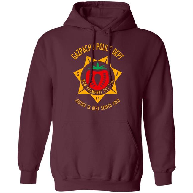 Gazpacho Police Dept Justice Is Best Served Cold Shirt Cotton Bureau Store Gazpacho Police Dept Justice Is Best Served Cold Shirt Cotton Bureau Store