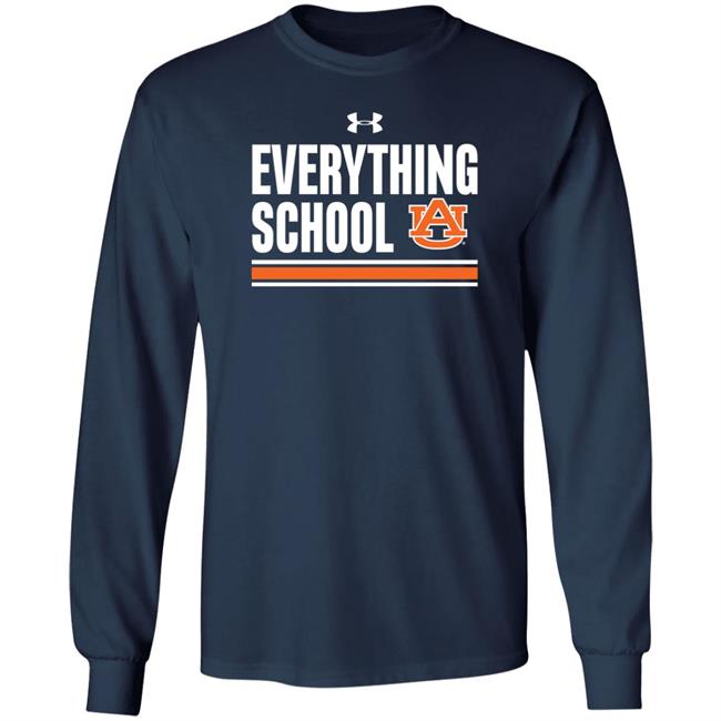 Auburn Football Everything School Long Sleeve T Shirt