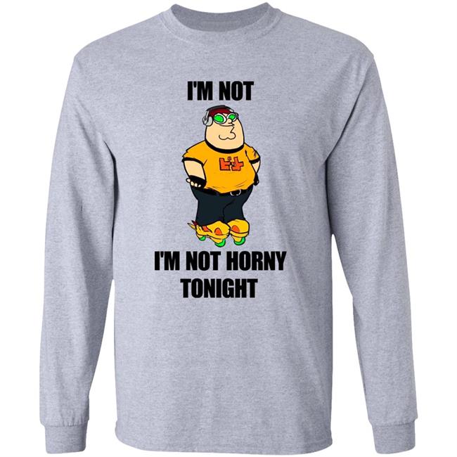 I'm Not I'm Not Horny Tonight Shirt Hideki Nyaganuma I'm Not I'm Not Horny Tonight Shirt Hideki Nyaganuma