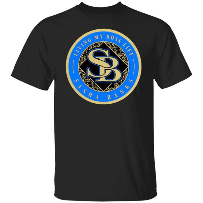 Wwe Shop Sasha Banks "Living My Boss Life" Shirt Mercedes Varnado