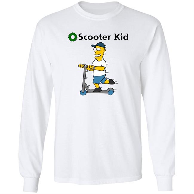 Don't Over Think Shit Store The Scooter Kid Shirt Don't Over Think Shit Store The Scooter Kid Shirt
