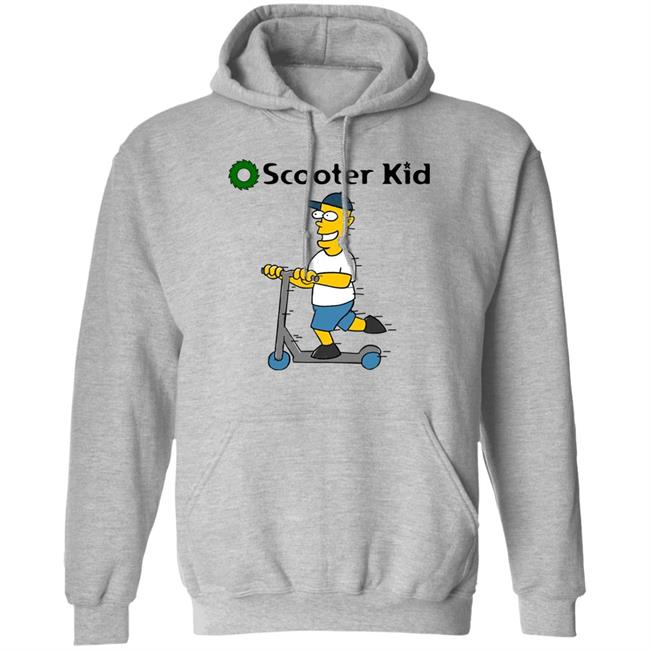 Don't Over Think Shit Store The Scooter Kid Shirt Don't Over Think Shit Store The Scooter Kid Shirt