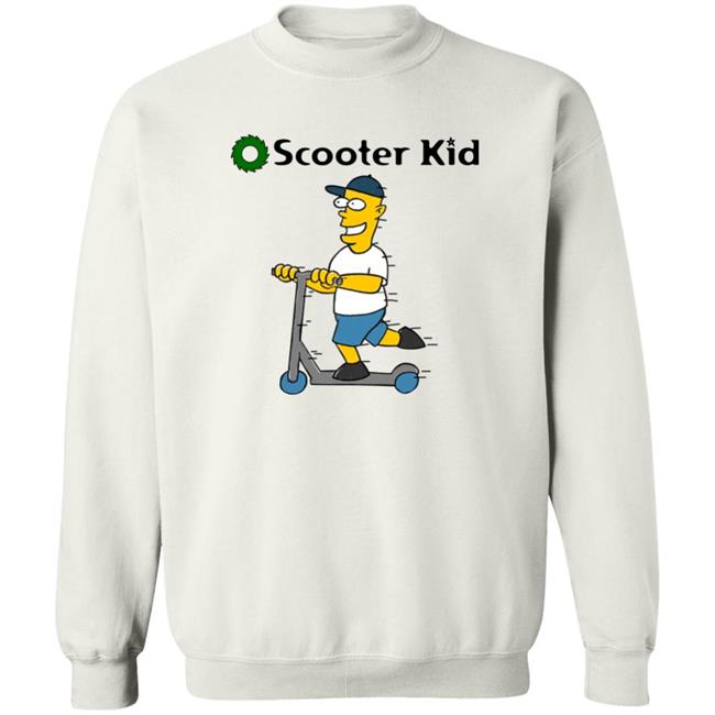 Don't Over Think Shit Store The Scooter Kid Shirt Don't Over Think Shit Store The Scooter Kid Shirt