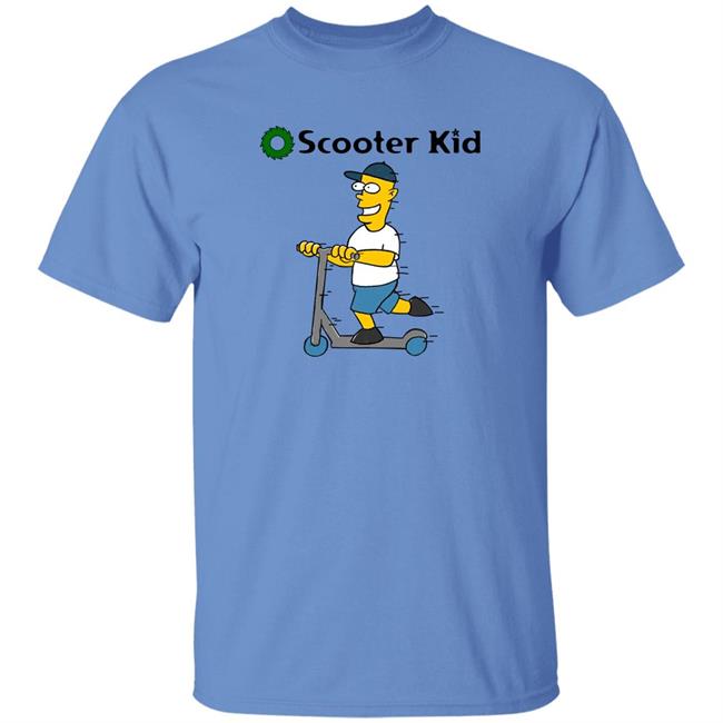 Don't Over Think Shit Store The Scooter Kid Shirt Don't Over Think Shit Store The Scooter Kid Shirt