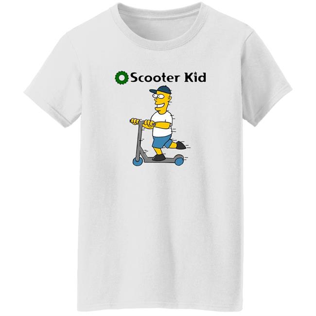 Don't Over Think Shit Store The Scooter Kid Shirt Don't Over Think Shit Store The Scooter Kid Shirt