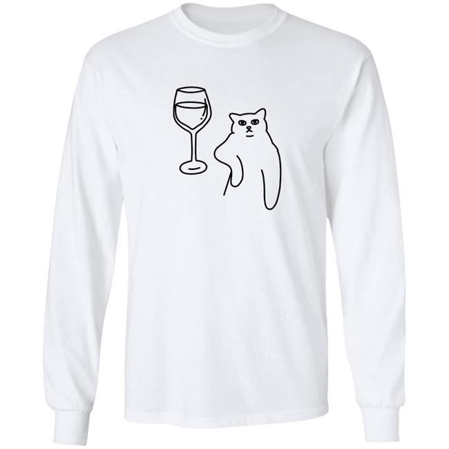 Chat De Vin Shirt Morgan Poorly Drawn Cats Shirt Chat De Vin Shirt Morgan Poorly Drawn Cats Shirt