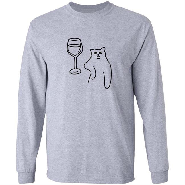 Chat De Vin Shirt Morgan Poorly Drawn Cats Shirt Chat De Vin Shirt Morgan Poorly Drawn Cats Shirt