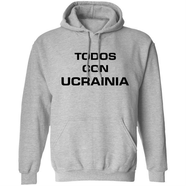 Todos Con Ucrainia Shirt All With Ukraine Shirt Hoodie Sweatshirt Andrey Lunin Todos Con Ucrainia Shirt All With Ukraine Shirt Hoodie Sweatshirt Andrey Lunin