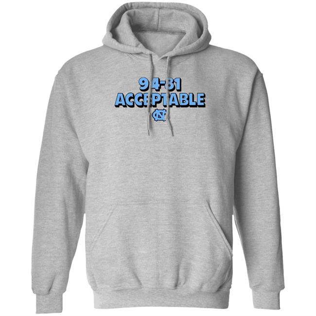 North Carolina Basketball 94-81 Acceptable Shirt Darren Rovell North Carolina Basketball 94-81 Acceptable Shirt Darren Rovell
