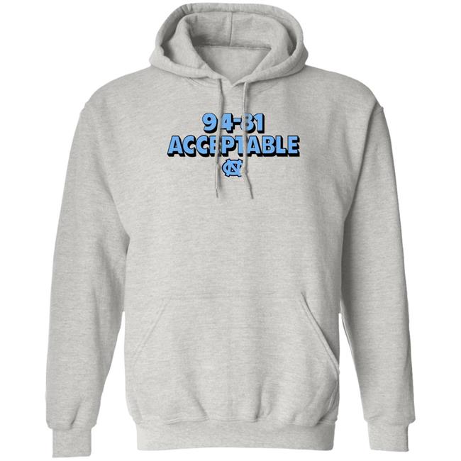 North Carolina Basketball 94-81 Acceptable Shirt Darren Rovell North Carolina Basketball 94-81 Acceptable Shirt Darren Rovell