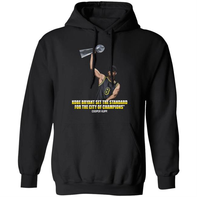Cooper Kupp Kobe Bryant Set The Standard For The City Of Champions Shirt Cooper Kupp Kobe Bryant Set The Standard For The City Of Champions Shirt