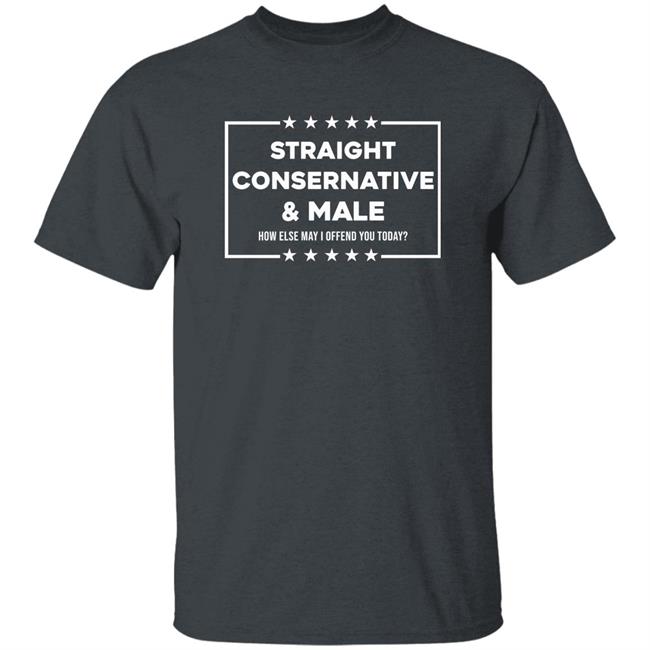 Straight Conservative And Male How Else May I Offend You Today Shirt Hodgetwins Straight Conservative And Male How Else May I Offend You Today Shirt Hodgetwins