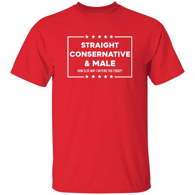 Straight Conservative And Male How Else May I Offend You Today Shirt Hodgetwins Straight Conservative And Male How Else May I Offend You Today Shirt Hodgetwins