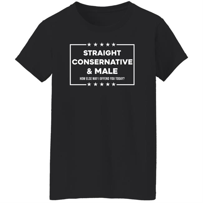 Straight Conservative And Male How Else May I Offend You Today Shirt Hodgetwins Straight Conservative And Male How Else May I Offend You Today Shirt Hodgetwins