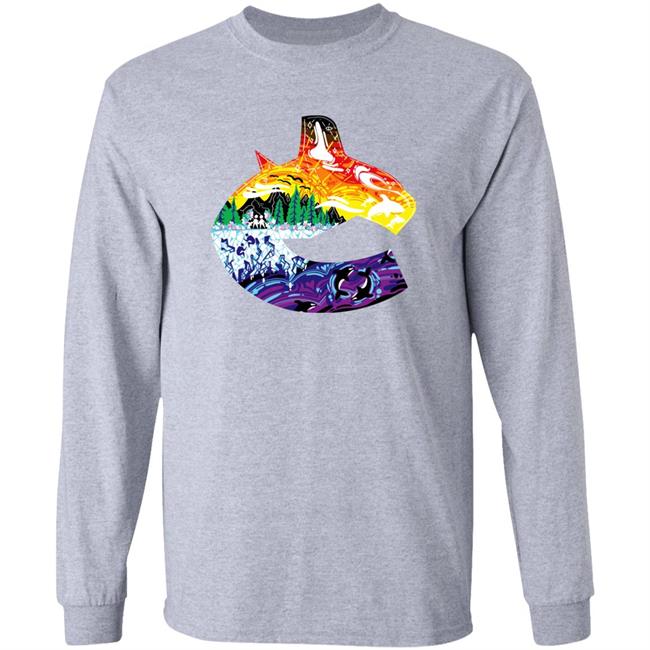 Flyerswitch Vancouver Canucks Pride Orca Shirt Vanbase Merch Flyerswitch Vancouver Canucks Pride Orca Shirt Vanbase Merch