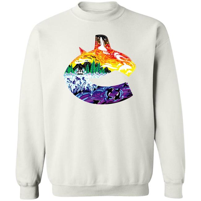 Flyerswitch Vancouver Canucks Pride Orca Shirt Vanbase Merch Flyerswitch Vancouver Canucks Pride Orca Shirt Vanbase Merch