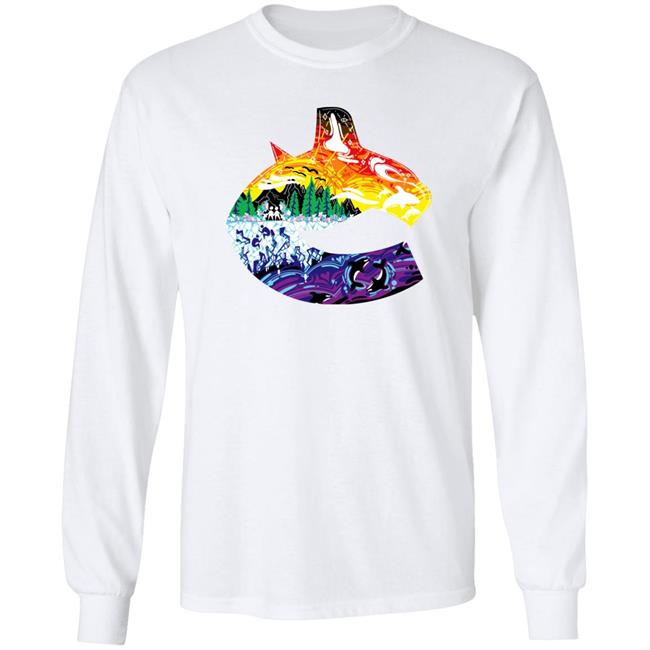 Flyerswitch Vancouver Canucks Pride Orca Shirt Vanbase Merch Flyerswitch Vancouver Canucks Pride Orca Shirt Vanbase Merch