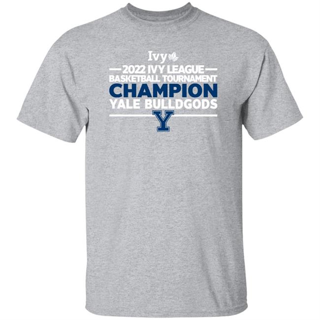 Darren Rovell Ivy 2022 Ivy League Basketball Tournament Champion Yale Bulldgods Shirt Yale Men's Basketball Jomboy Media