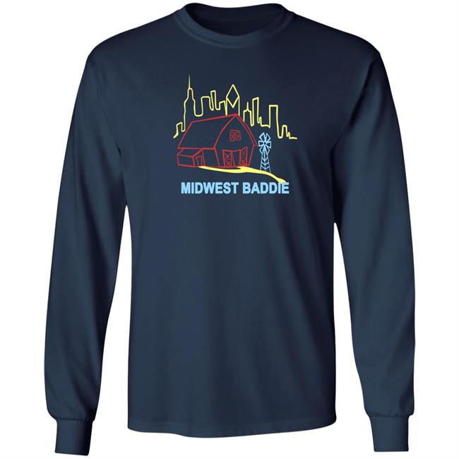 Midwest Baddie Sweatshirt Caucasian James Merch Midwest Baddie Sweatshirt Caucasian James Merch
