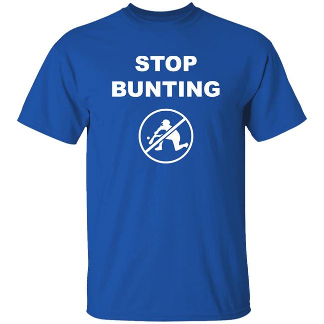 Brian Kenny Stop Bunting Baseball Shirt Royals Review