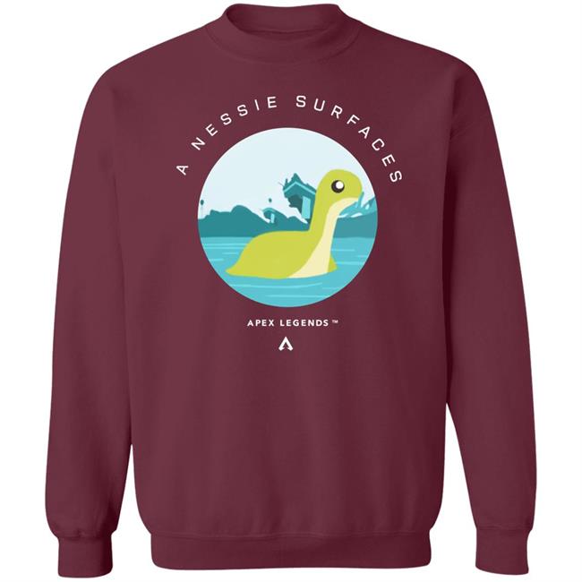 Veryneko Store A Nessie Surfaces Apex Legends Sweatshirt Justine Huxley Veryneko Store A Nessie Surfaces Apex Legends Sweatshirt Justine Huxley