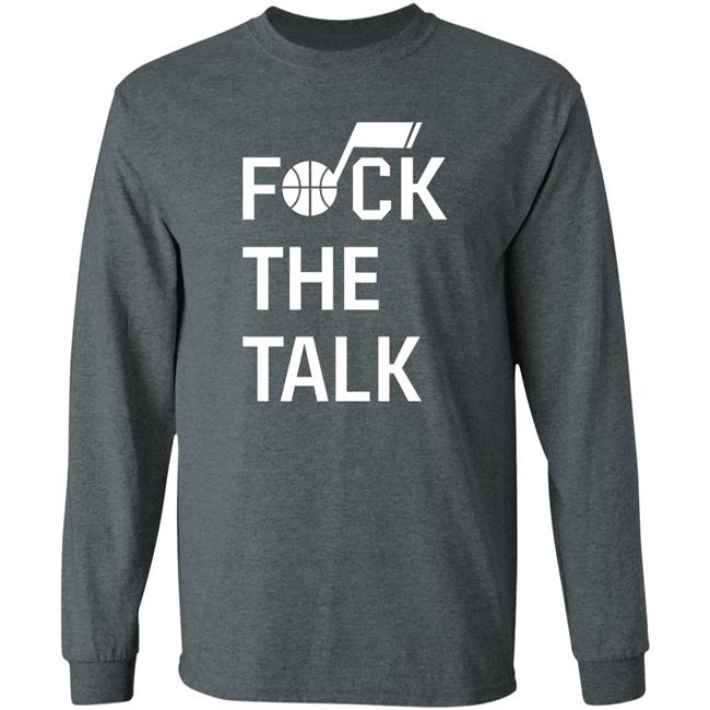 Rudy Gobert Fuck The Talk Tee Jazz Uniform Tracker Rudy Gobert Fuck The Talk Tee Jazz Uniform Tracker