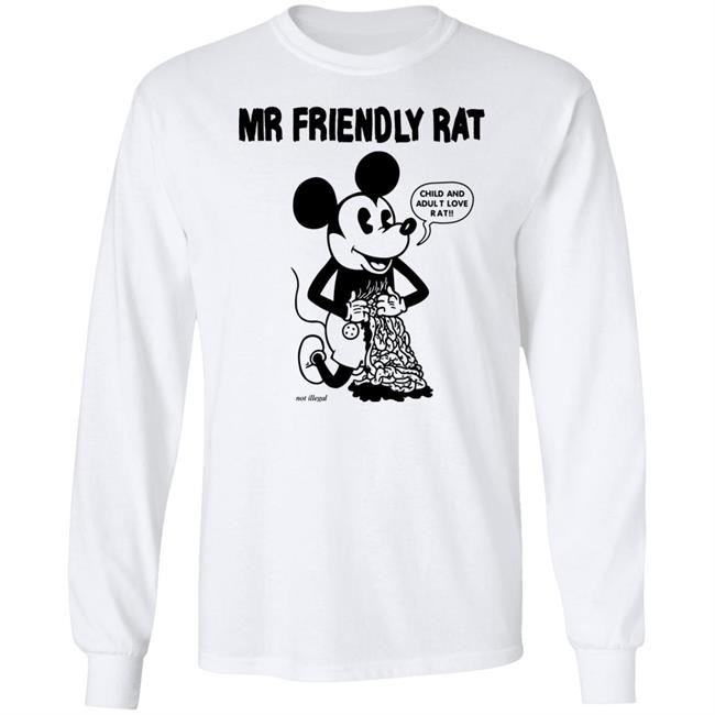 Mr Friendly Rat Child And Adult Love Rat Shirt Rory Blank Mr Friendly Rat Child And Adult Love Rat Shirt Rory Blank