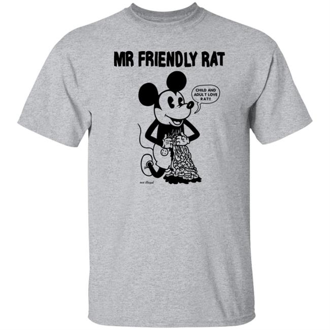 Mr Friendly Rat Child And Adult Love Rat Shirt Rory Blank Mr Friendly Rat Child And Adult Love Rat Shirt Rory Blank