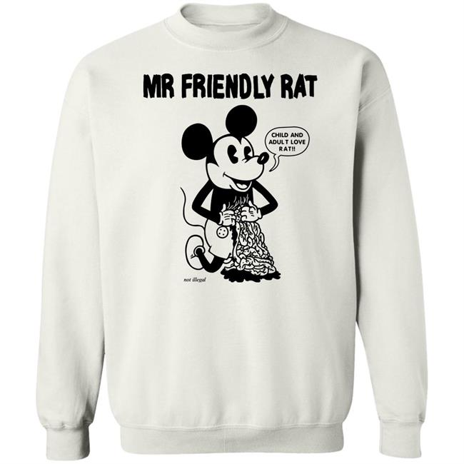 Mr Friendly Rat Child And Adult Love Rat Shirt Rory Blank Mr Friendly Rat Child And Adult Love Rat Shirt Rory Blank